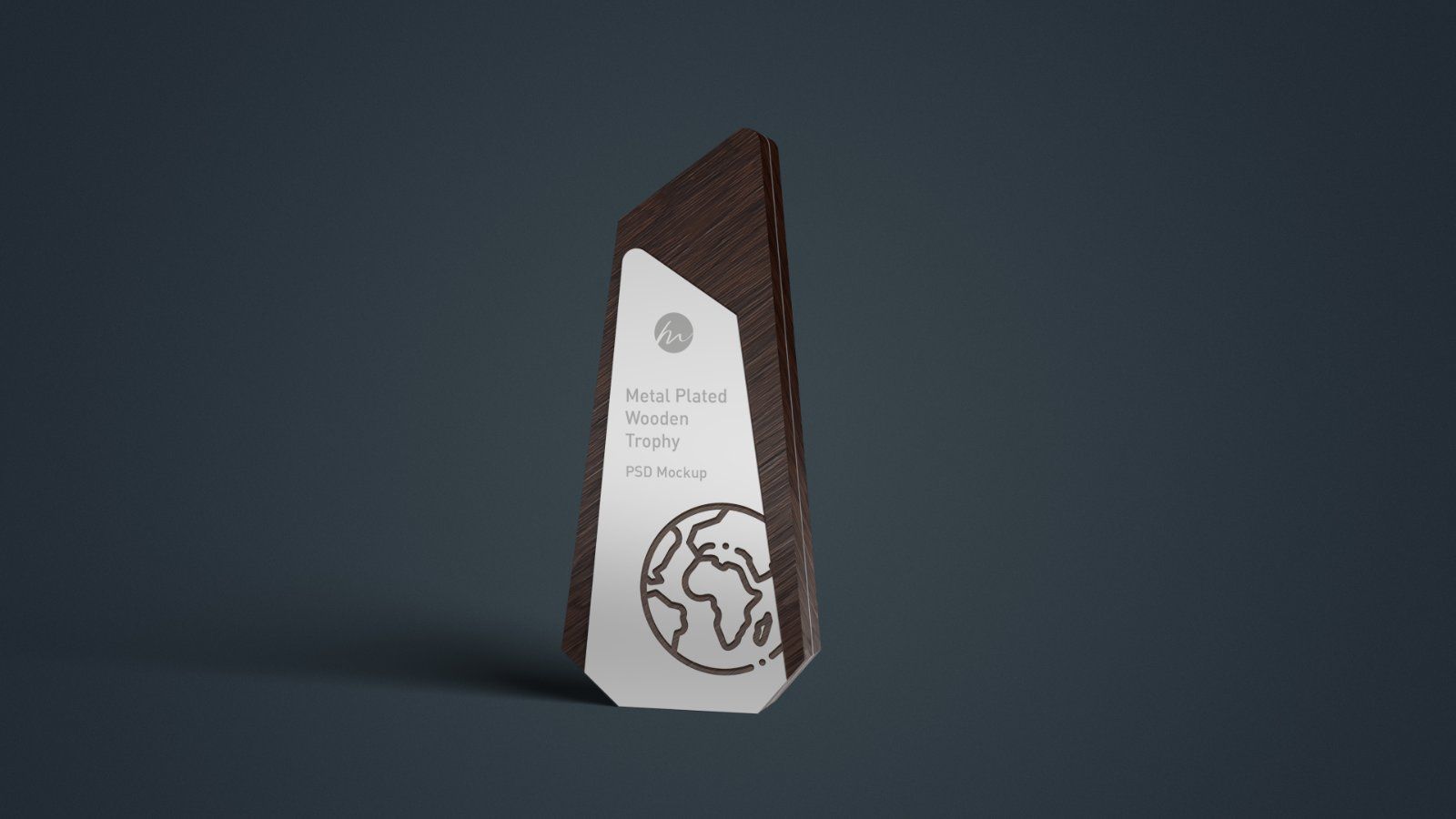 Silver Plated Wooden Trophy - 3 PSDs — image 3