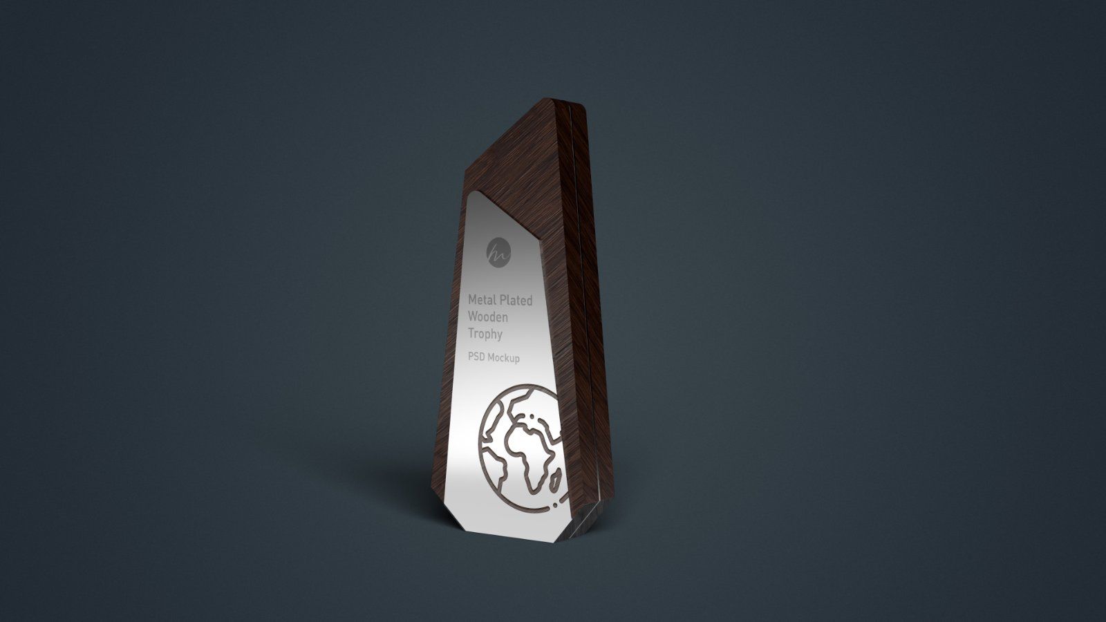 Silver Plated Wooden Trophy - 3 PSDs — image 4