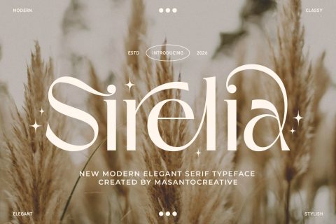 Sirelia – Modern Elegant Serif Typeface