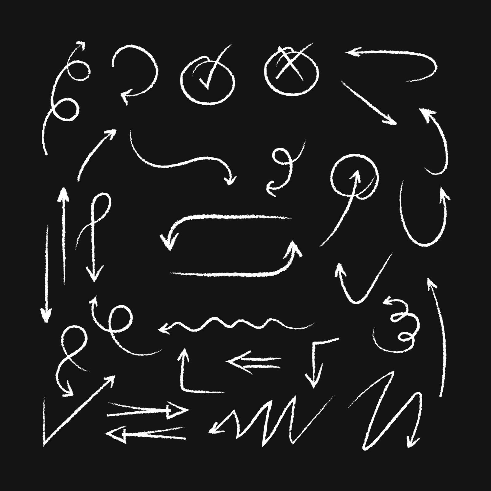 Doodle and Hand Draw Arrow Elements Collection for Digital Design — image 6