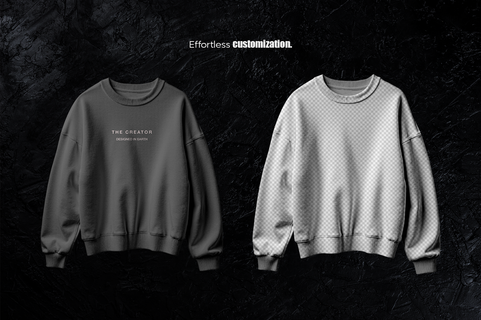 Crewneck Sweatshirt Mockup
