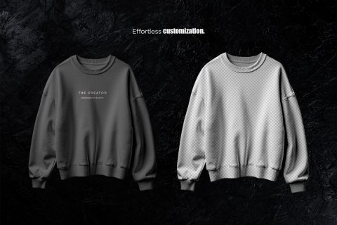 Crewneck Sweatshirt Mockup