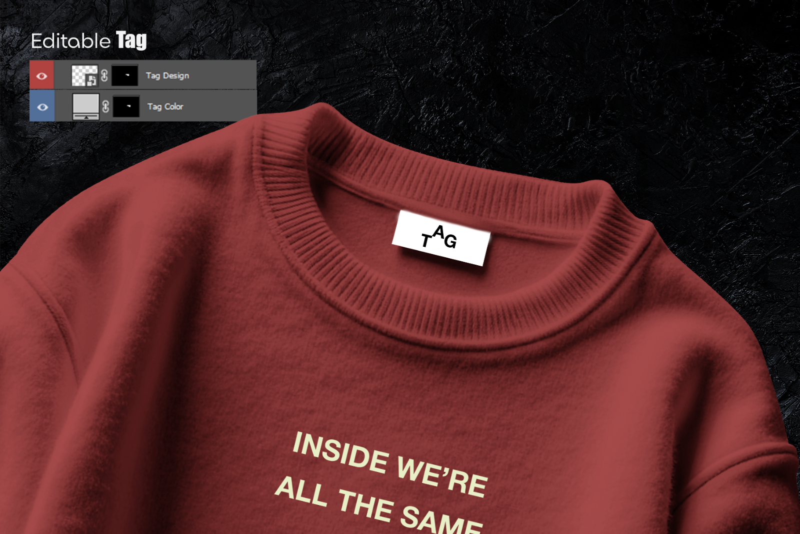 Crewneck Sweatshirt Mockup