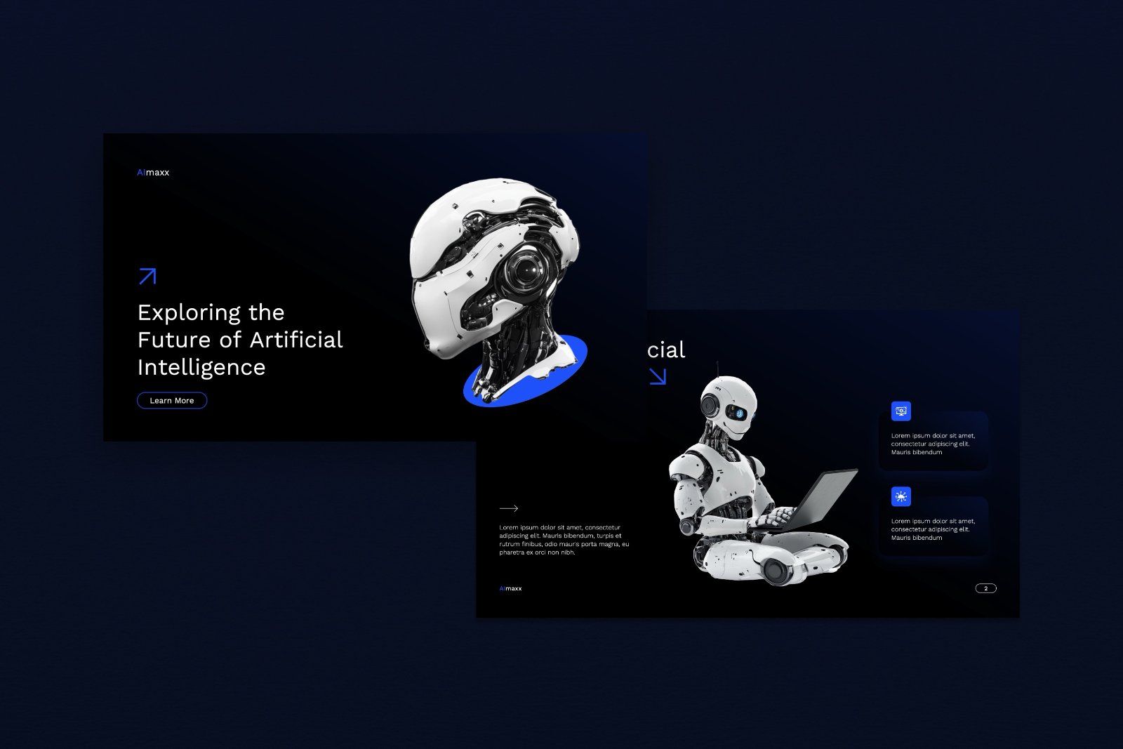 Aimaxx – Futuristic AI & Technology Presentation
