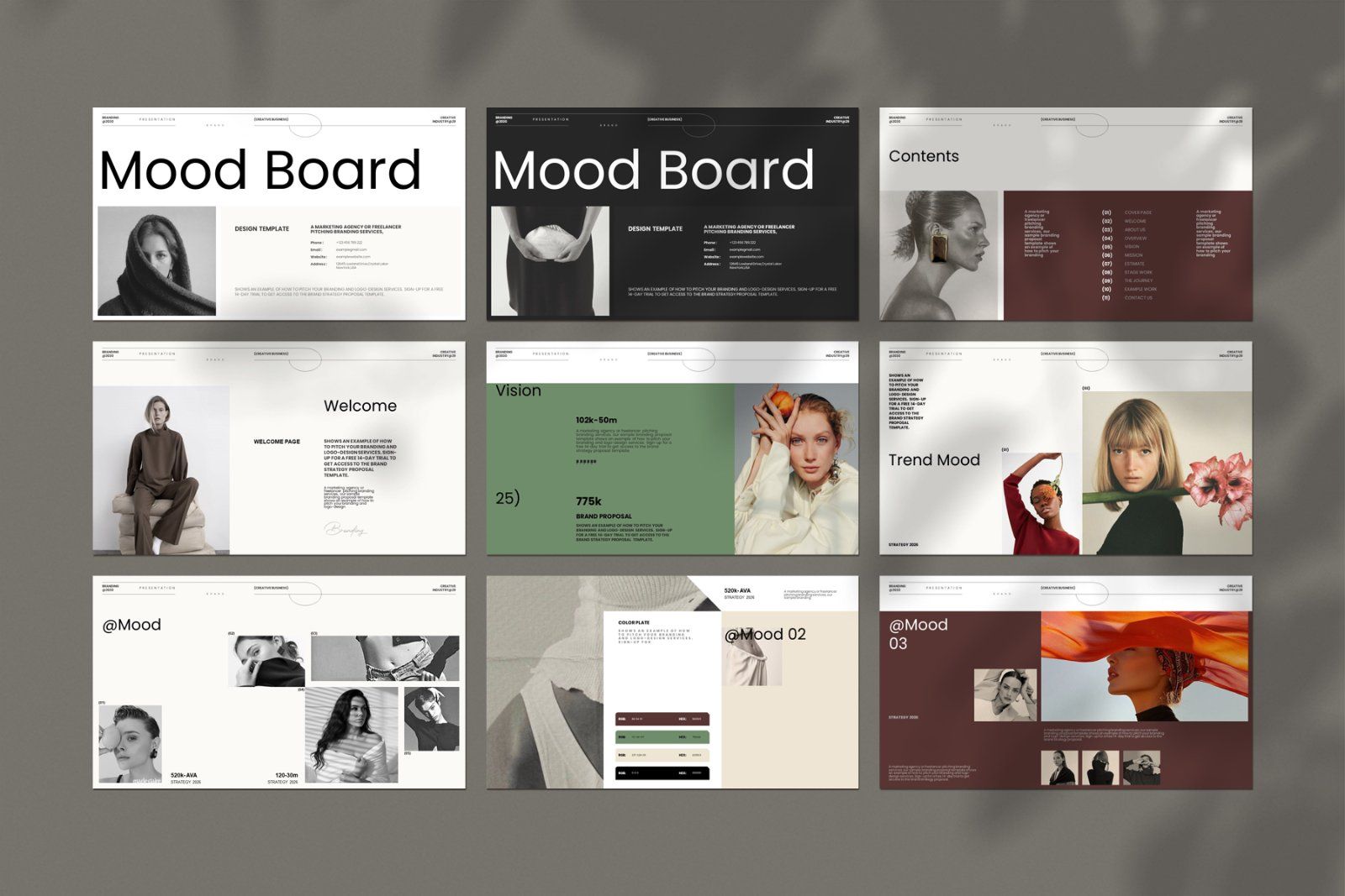 Mood Board Presentation Template