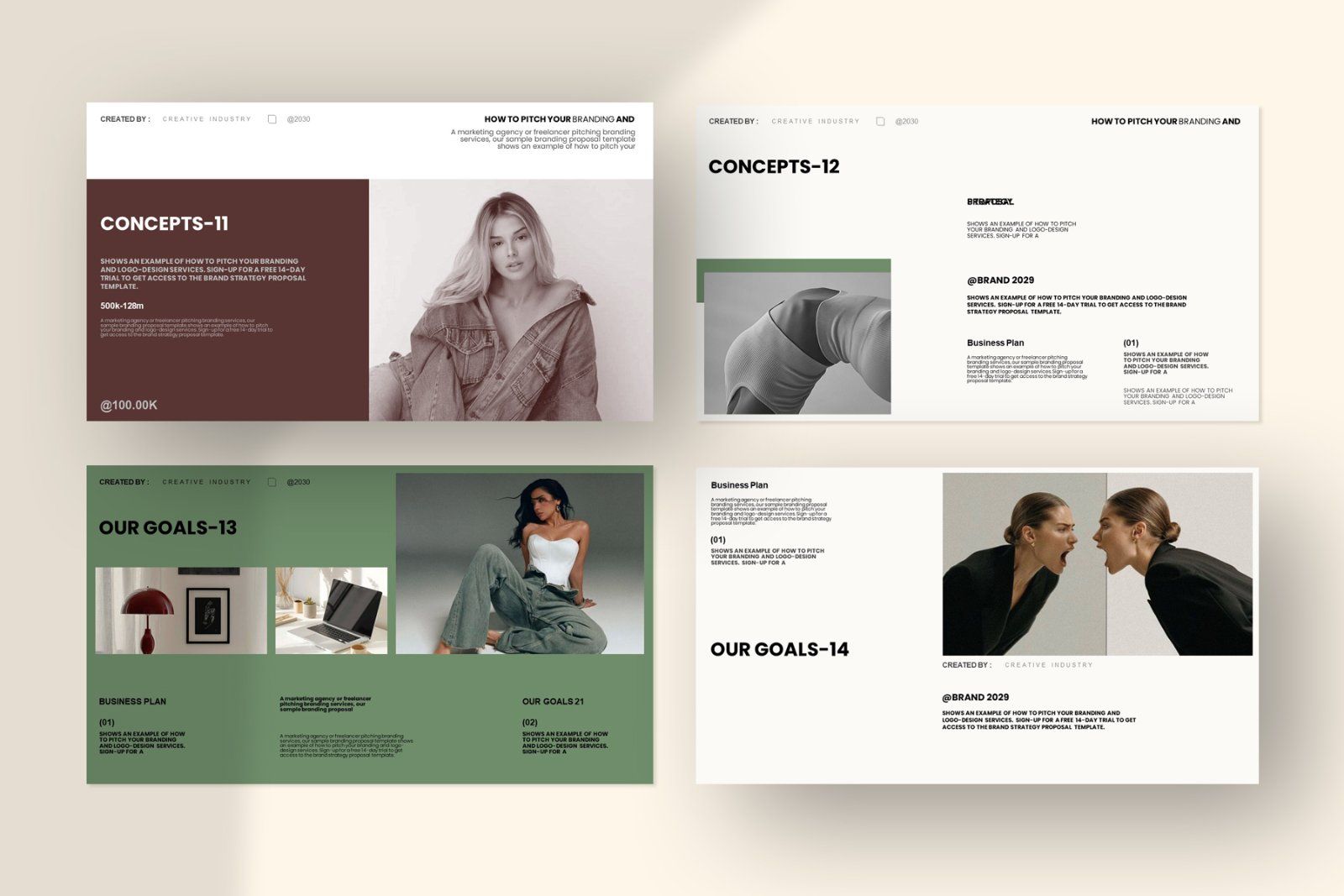 Creative Brand Proposal Presentation Template