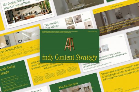 Indy – Content Strategy Presentation Template