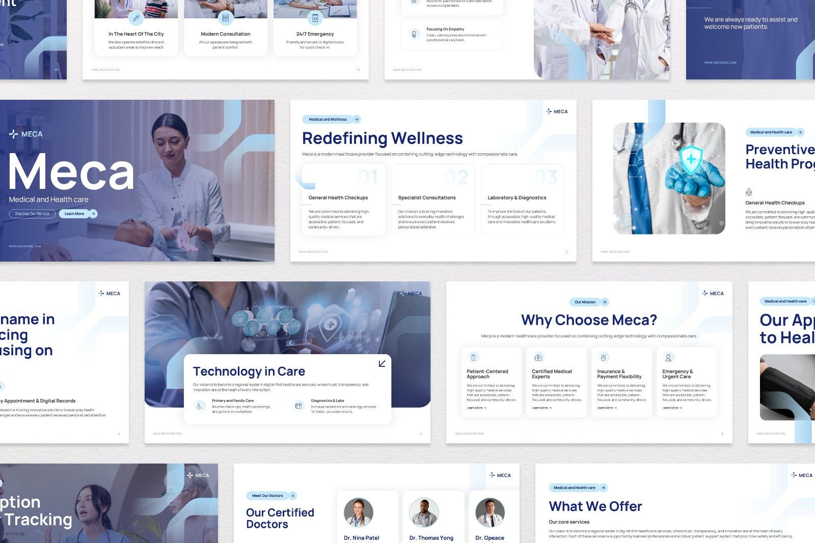 Meca – Medical Health Care Presentation