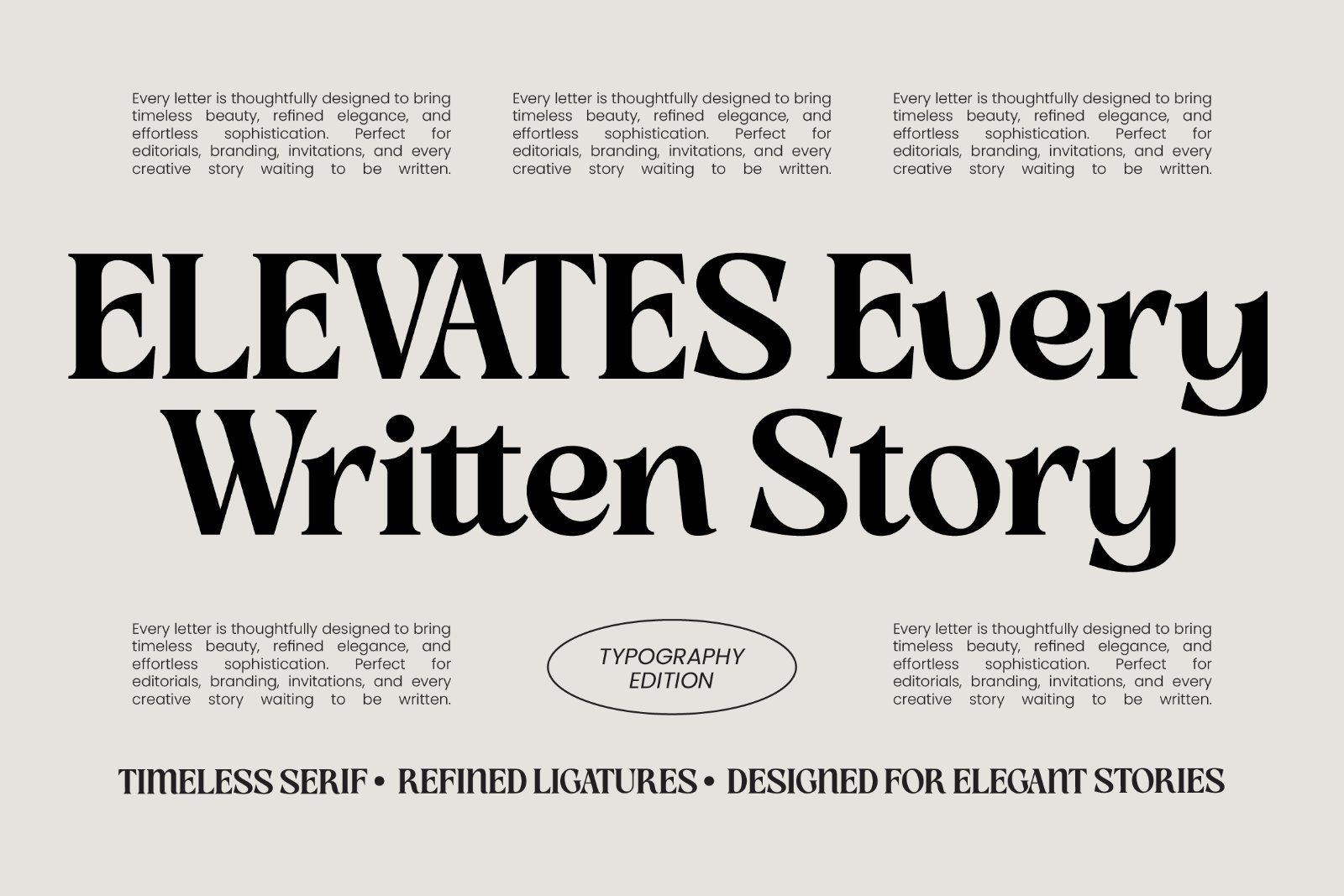 Slow Bar Stories Display Serif — image 3
