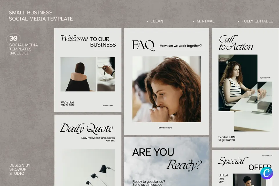 Small Business Instagram Templates