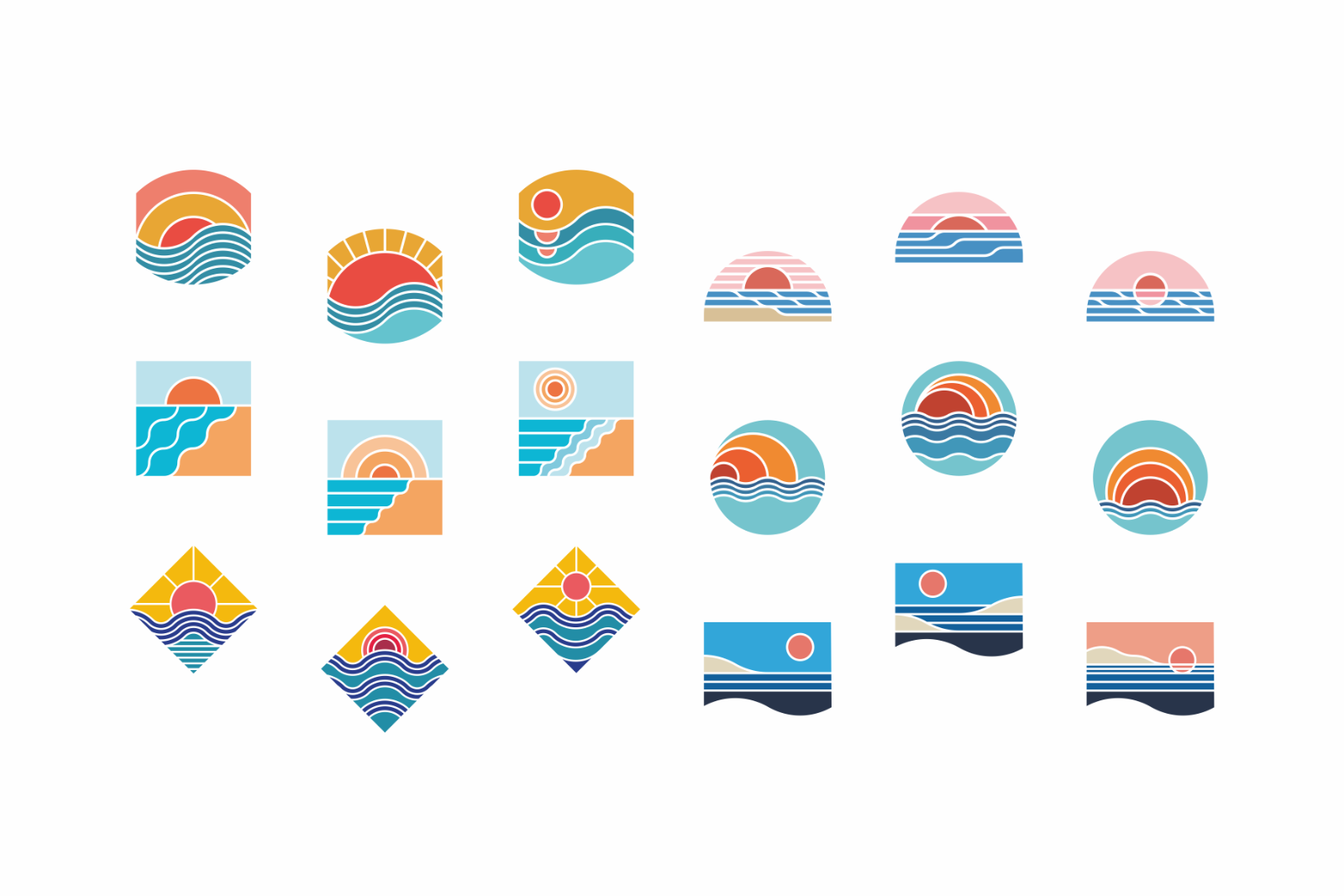 Sun & Sea, 75 Illustrations — image 10