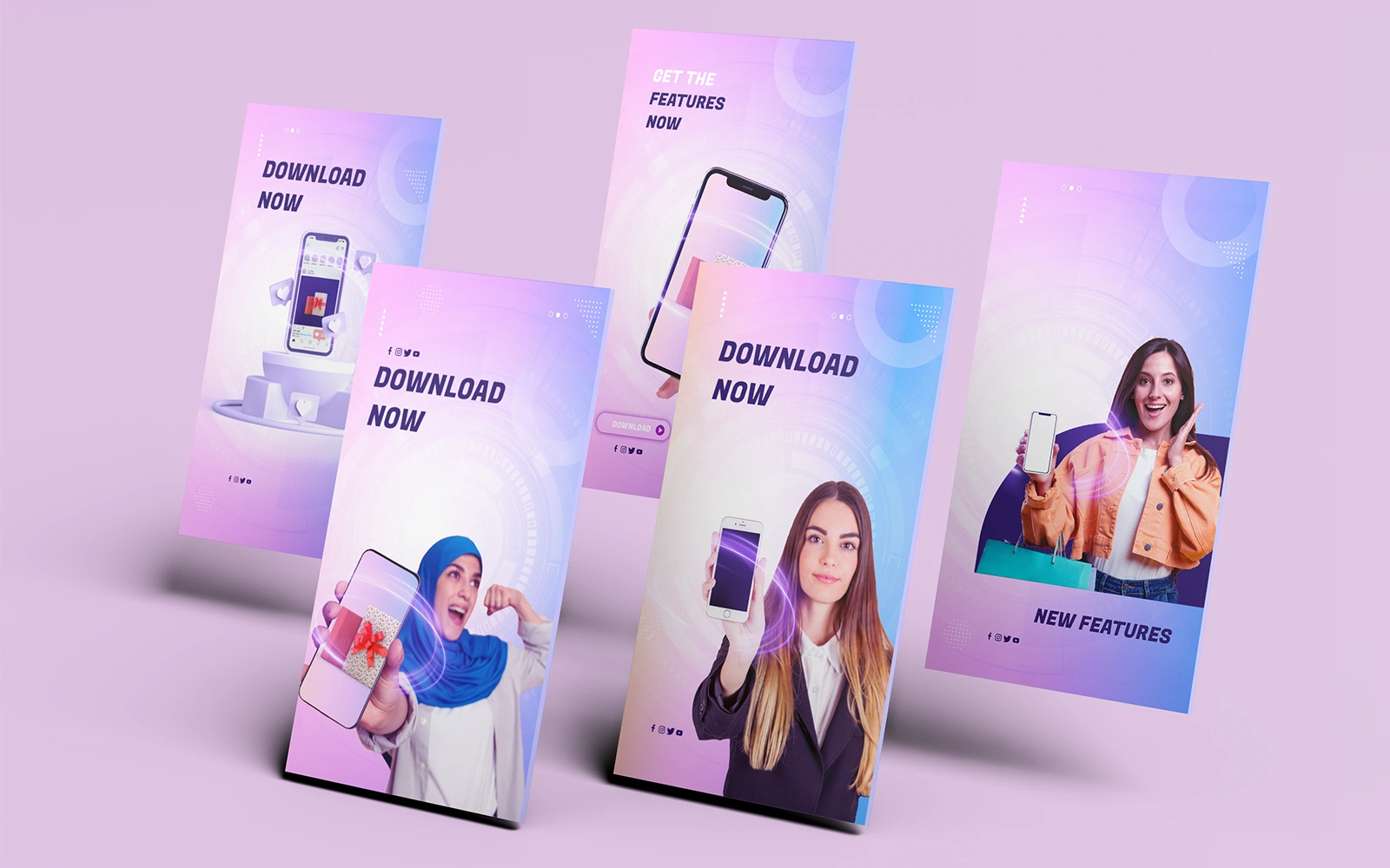 Social Media story Templates-App-Tech-020-22 — image 2