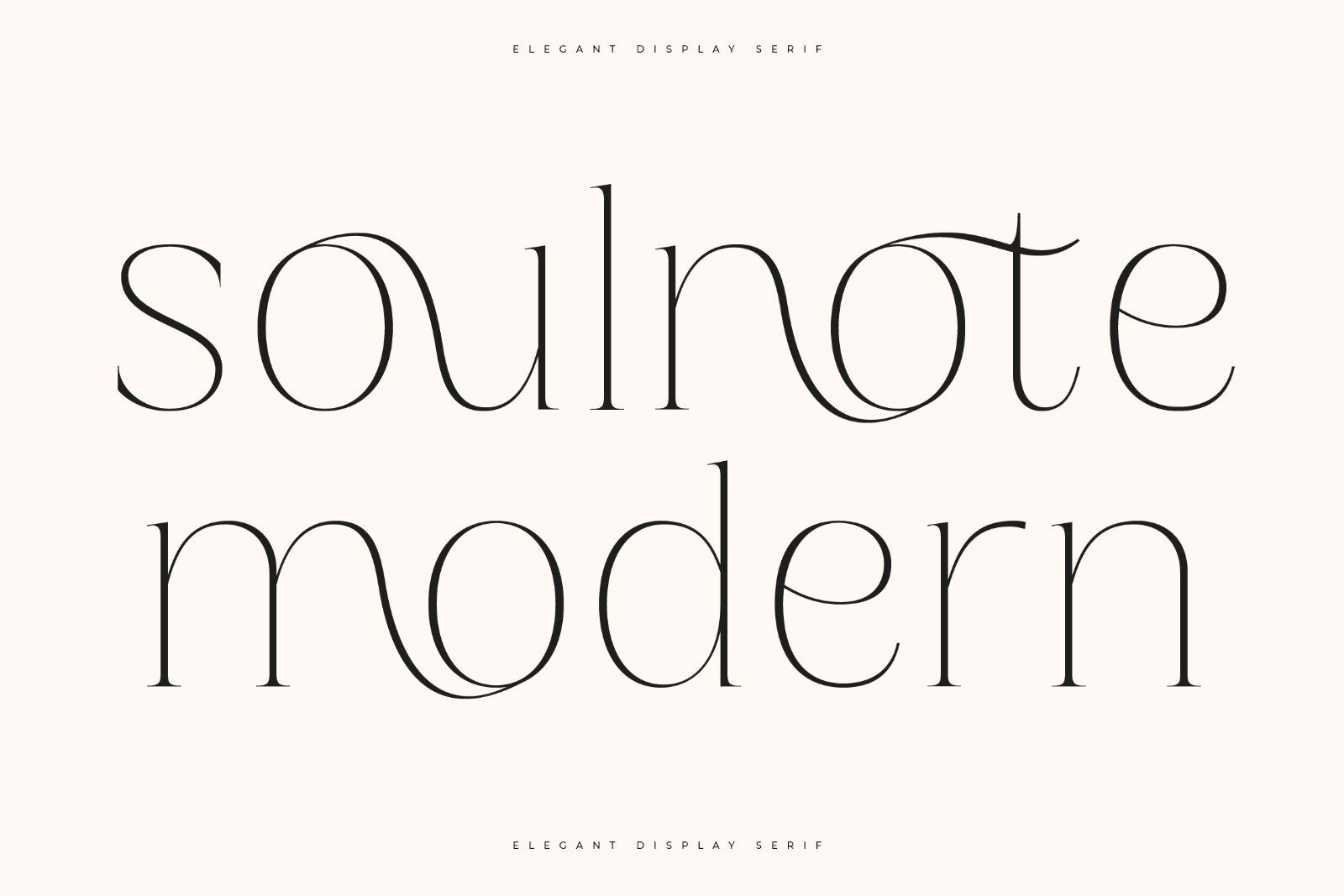 Soul Note Display - Unique Ligatures — image 7