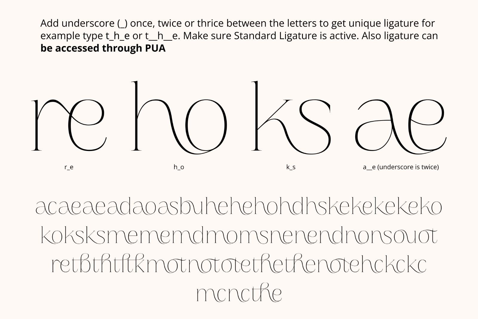 Soul Note Display - Unique Ligatures — image 13