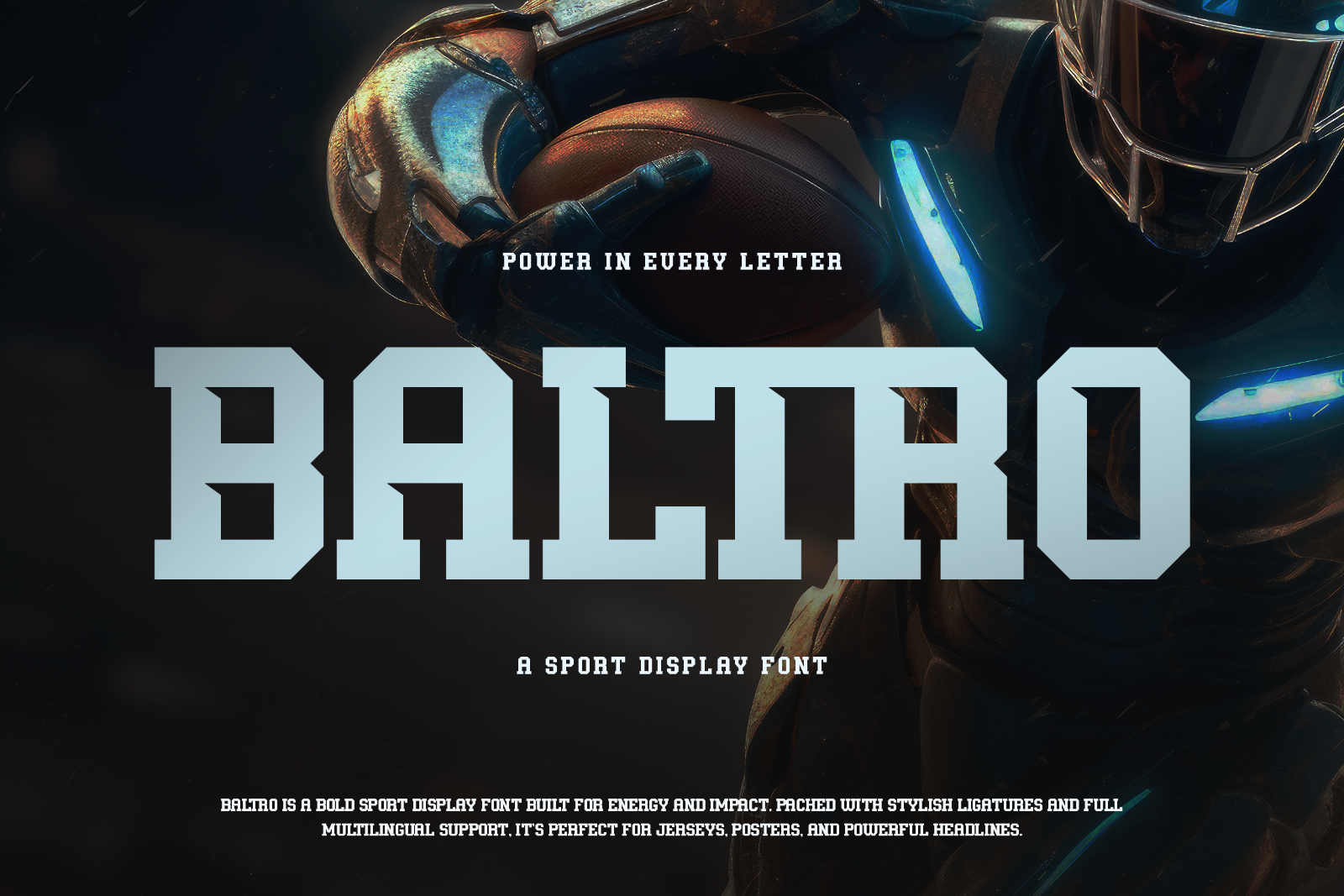 Baltro - Sport Display Font — image 1