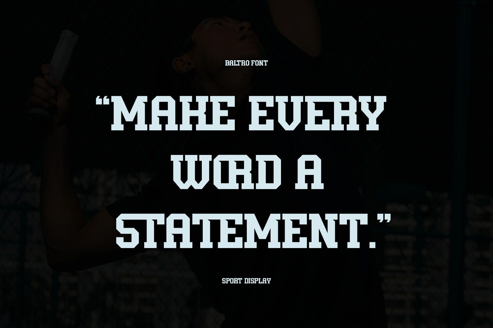 Baltro - Sport Display Font — image 6