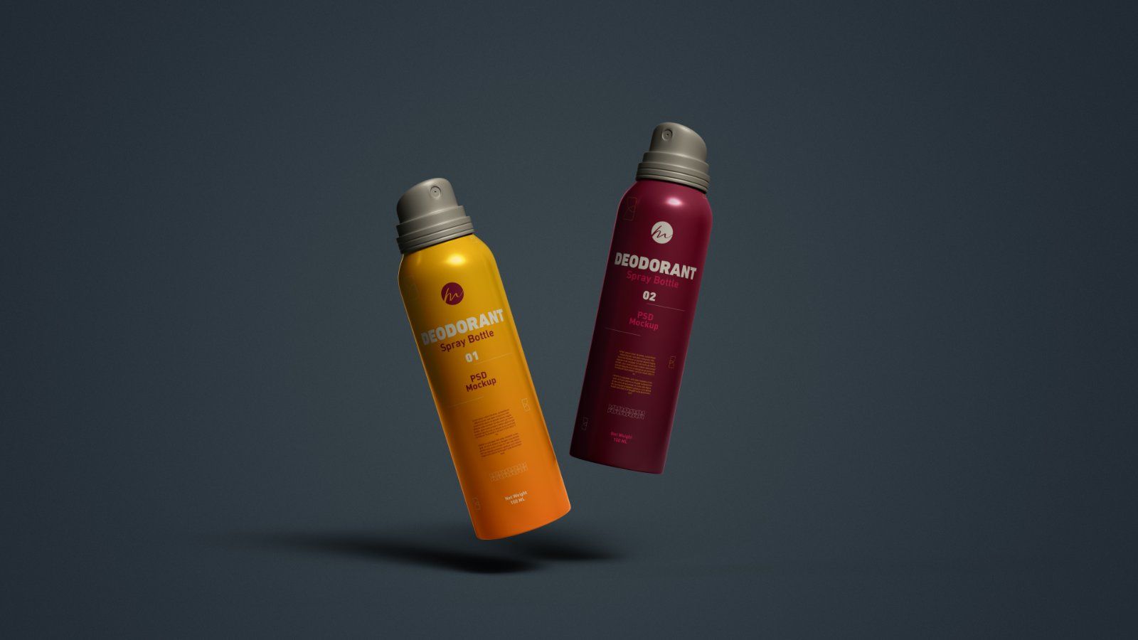 Deodorant Body Spray Can PSD Mockup - 4-PSD — image 2