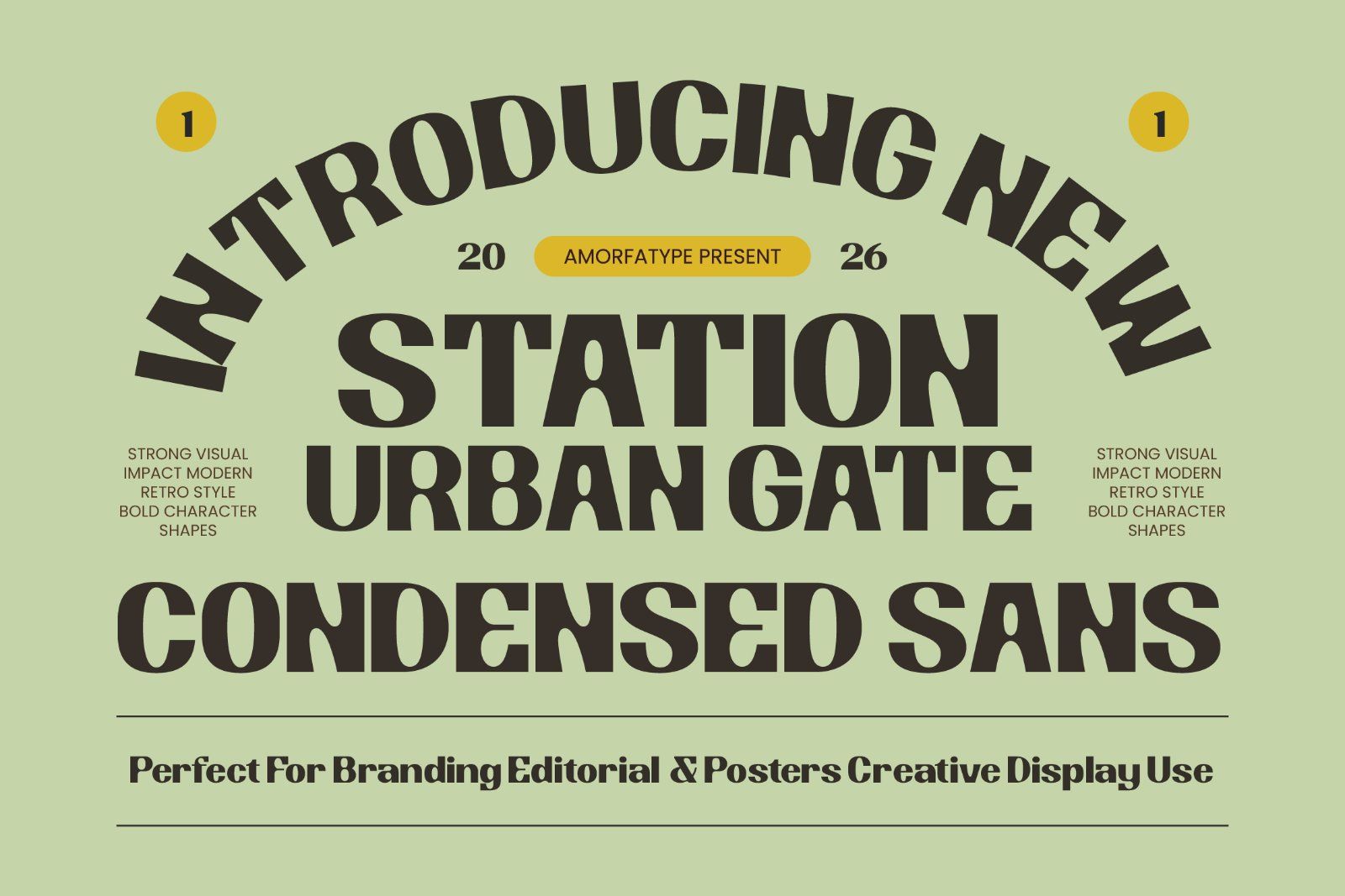 Station Urban Gate Condensed Sans — image 1