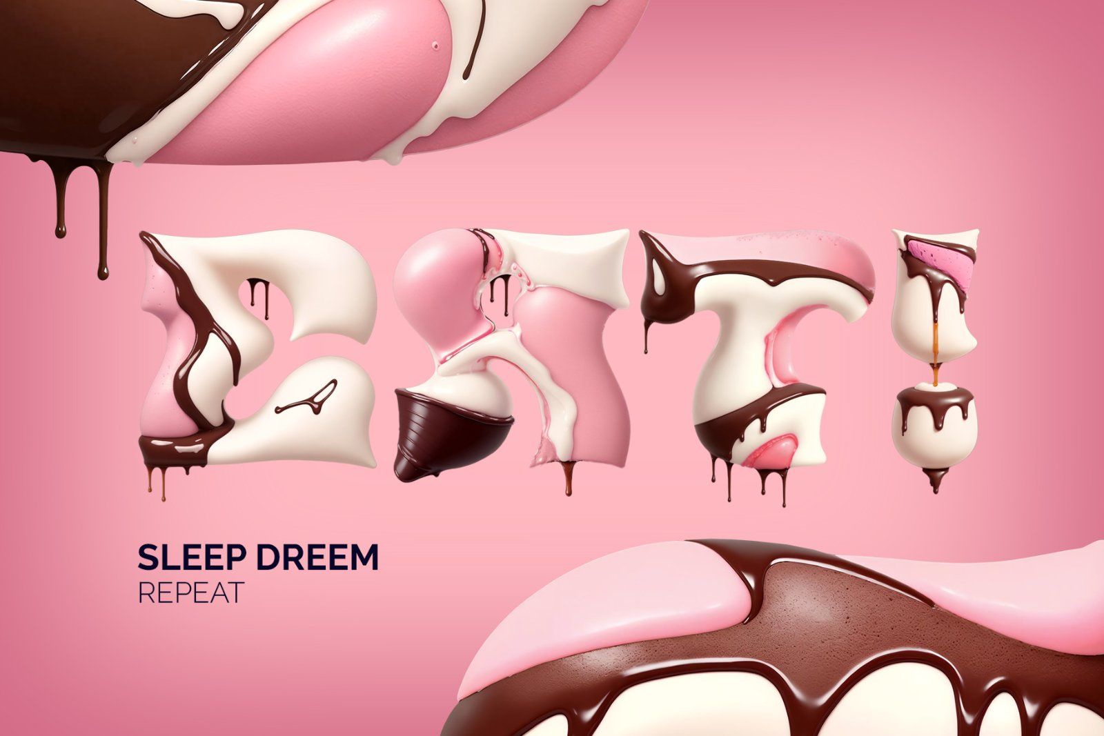 Strawberry Milk - Color Bitmap Font — image 2