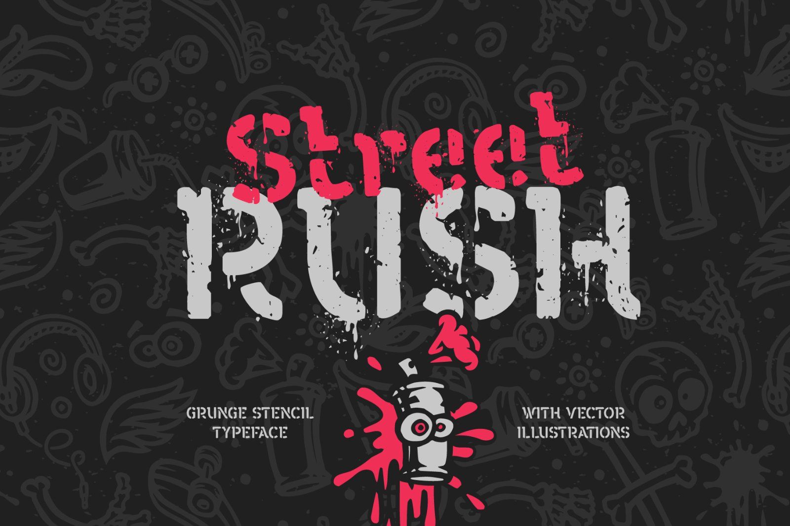 Street Rush font & graphics — image 1