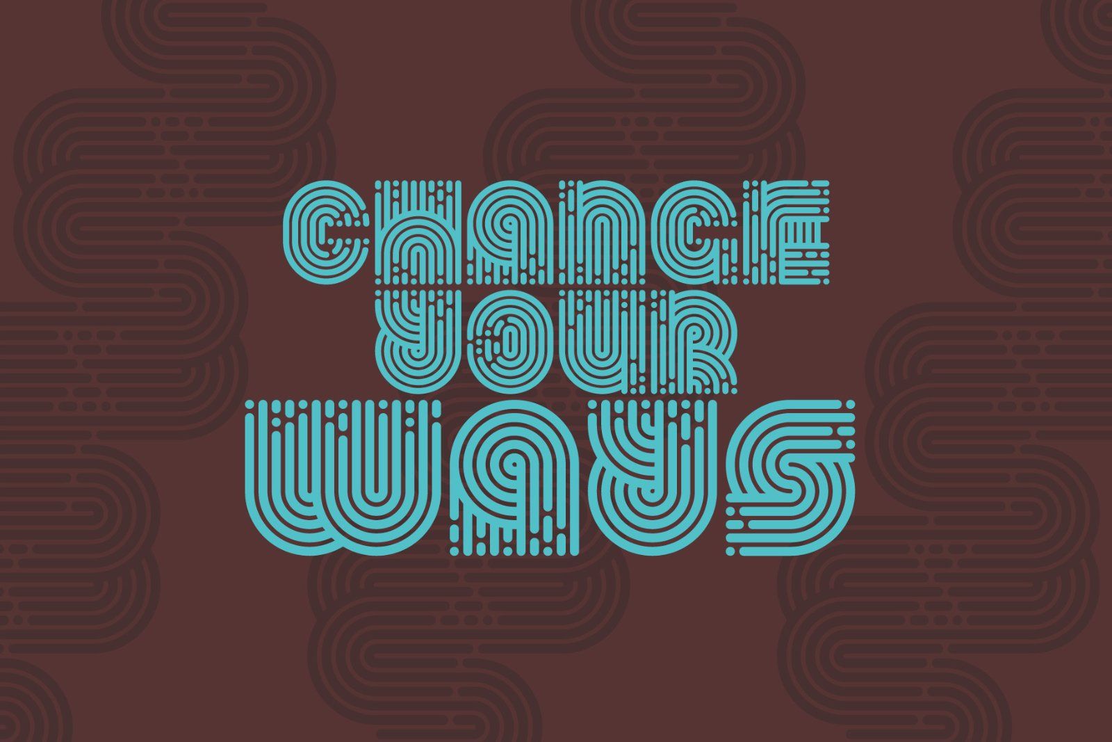 Stripy Matey - Geometric Font — image 2