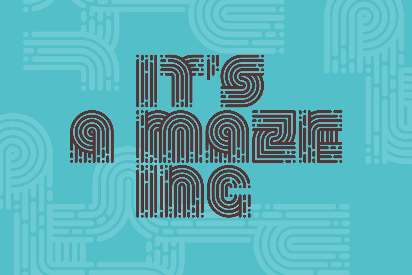 Stripy Matey - Geometric Font — image 3