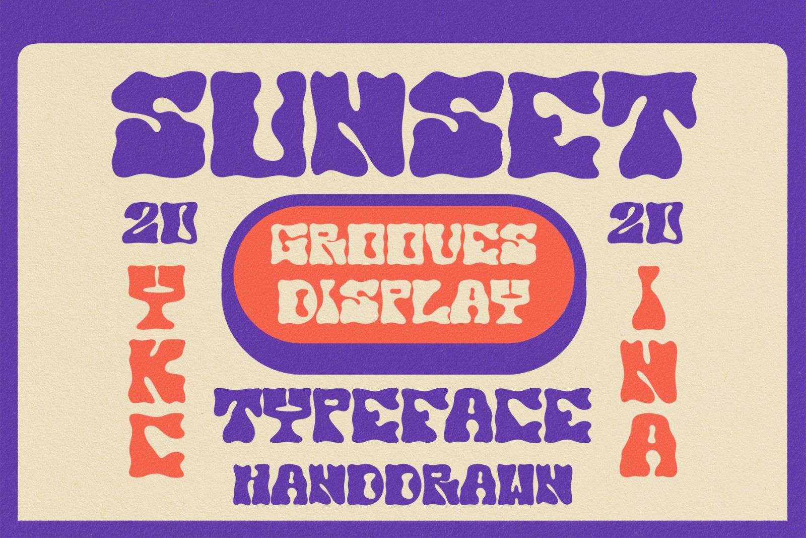 Sunset Grooves – Display Font — image 1