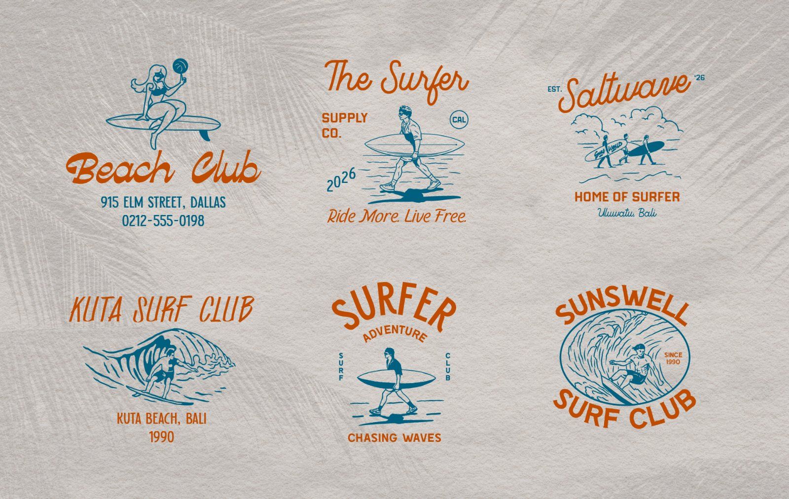 Surf & Beach Illustration — image 3