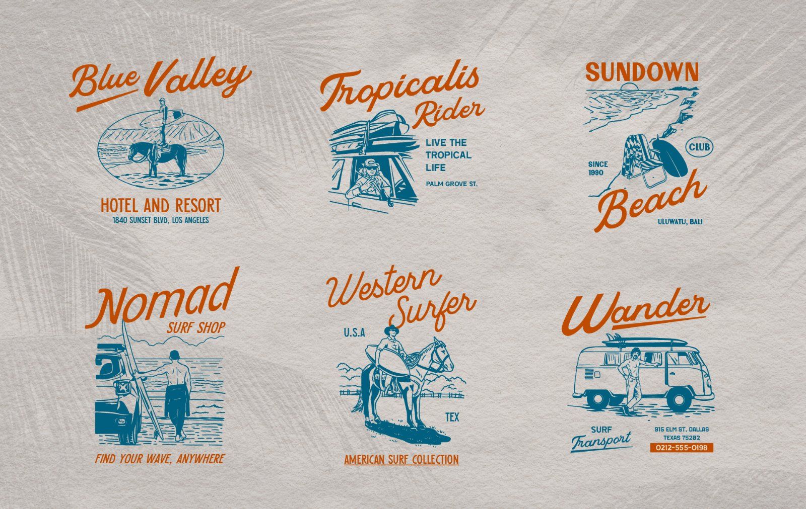 Surf & Beach Illustration — image 4