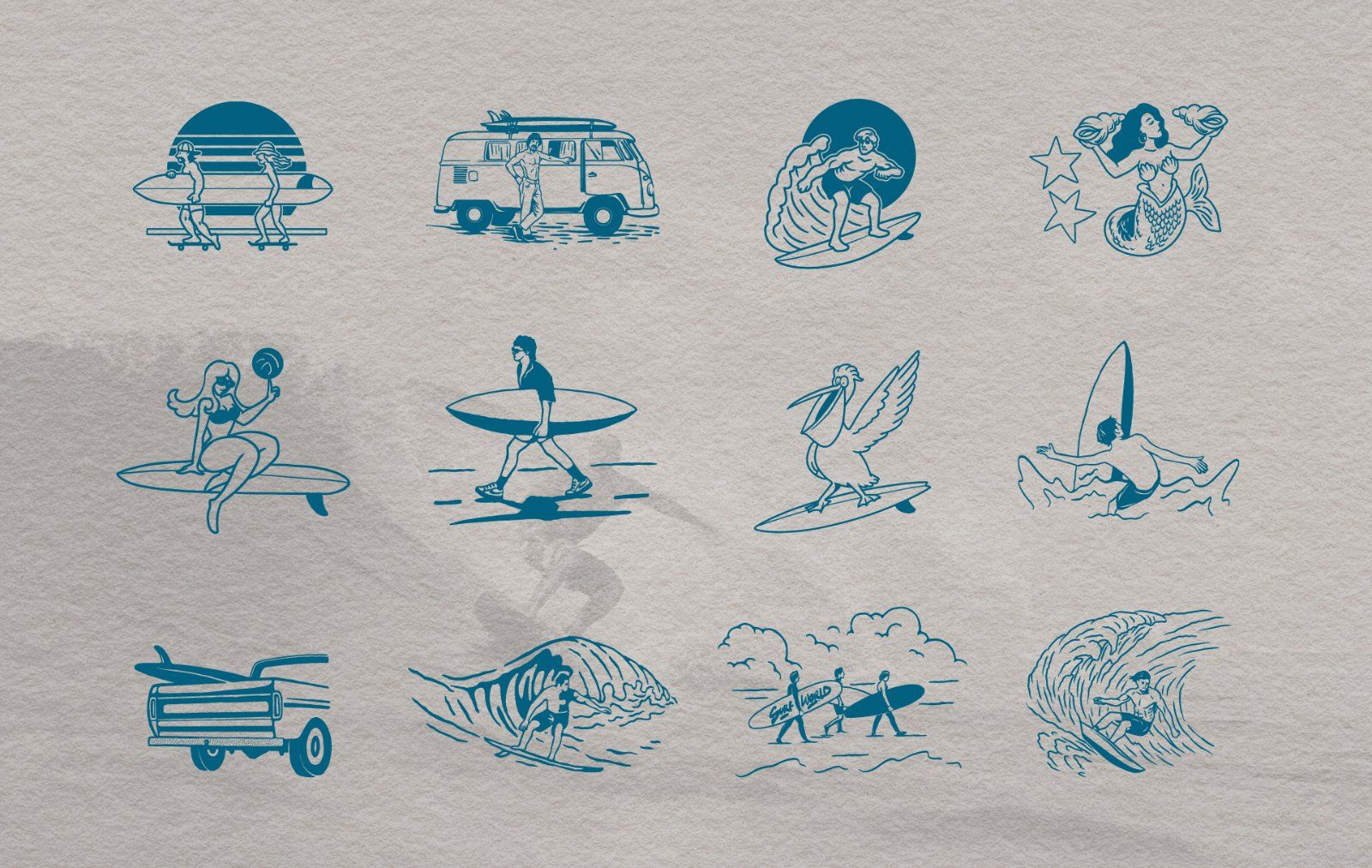 Surf & Beach Illustration — image 5