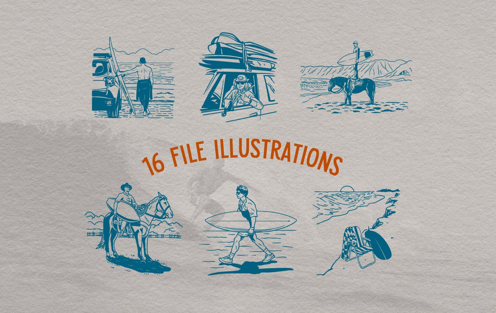 Surf & Beach Illustration — image 6