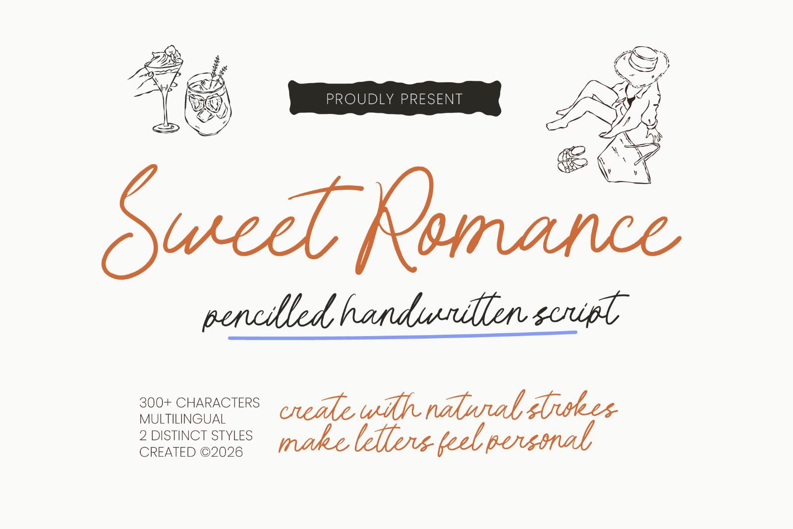 Sweet Romance Pencilled Script — image 1