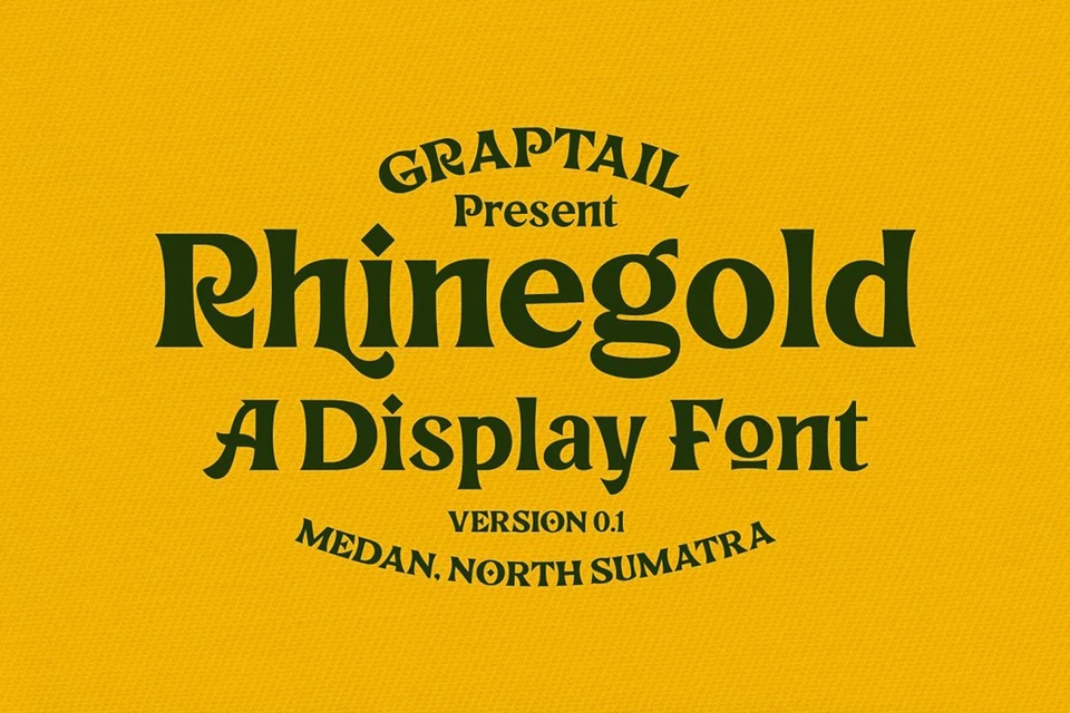 Rhinegold - Display Font