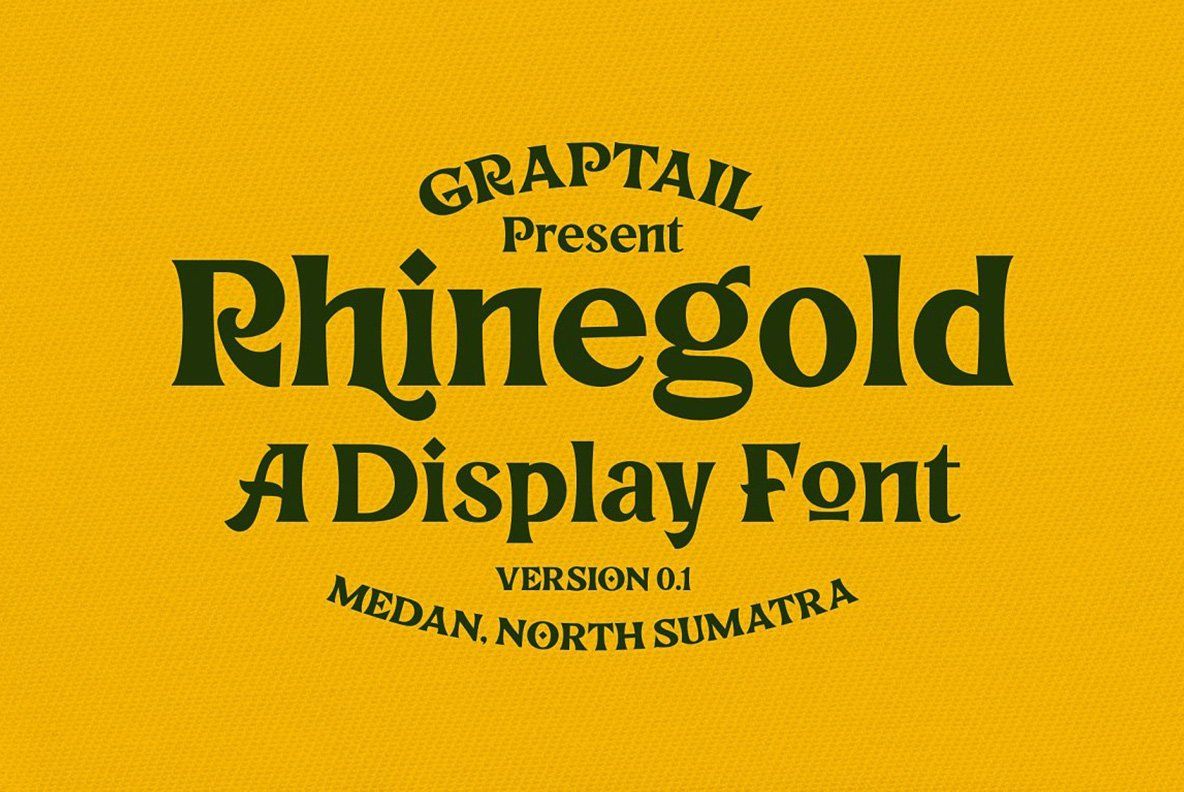 Rhinegold - Display Font — image 1