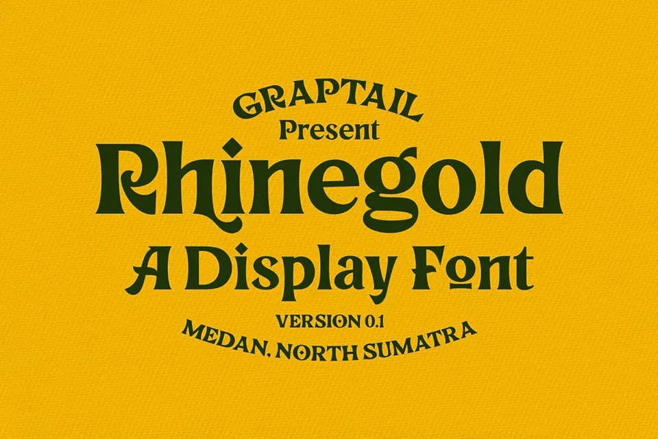 Rhinegold - Display Font