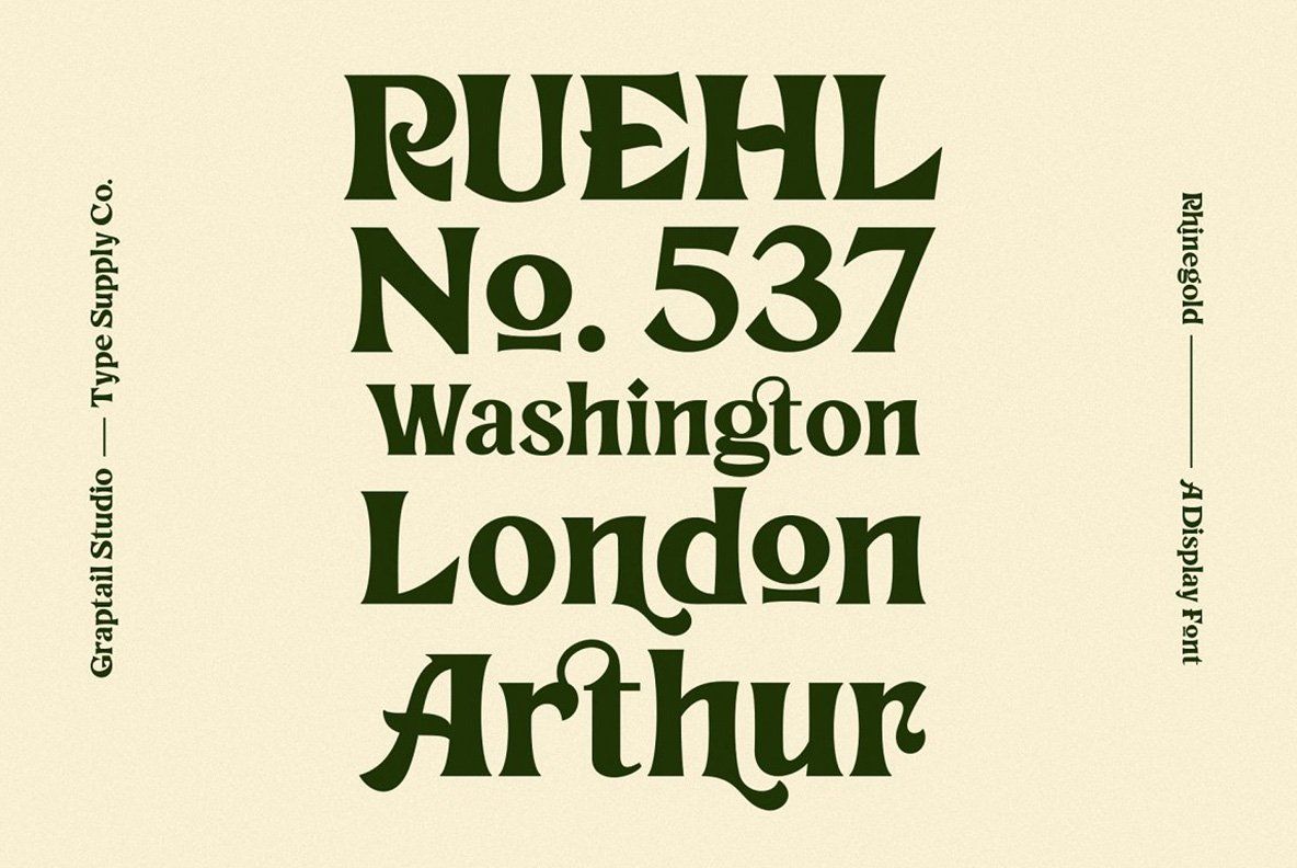 Rhinegold - Display Font — image 2