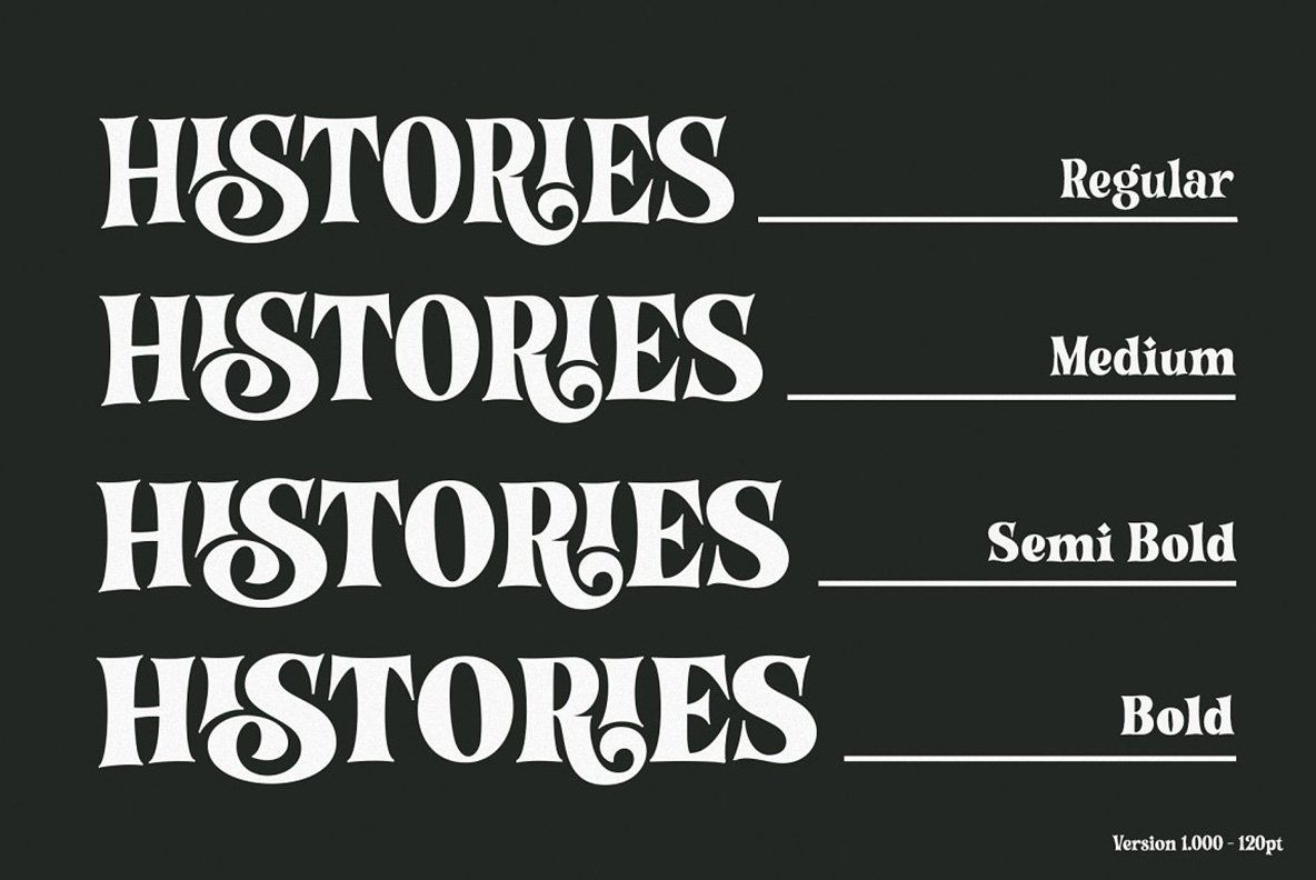 Histories - Fairytale Typeface — image 2