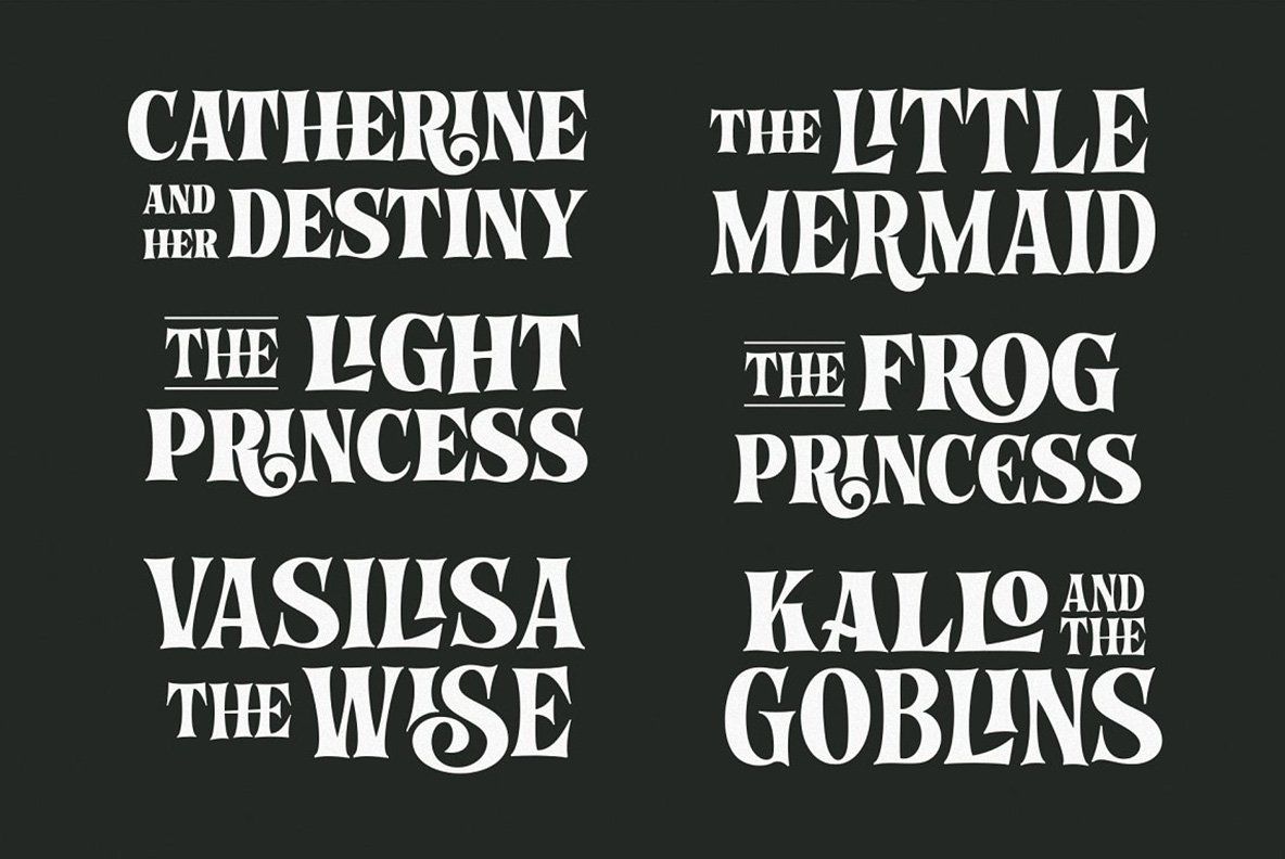 Histories - Fairytale Typeface — image 5