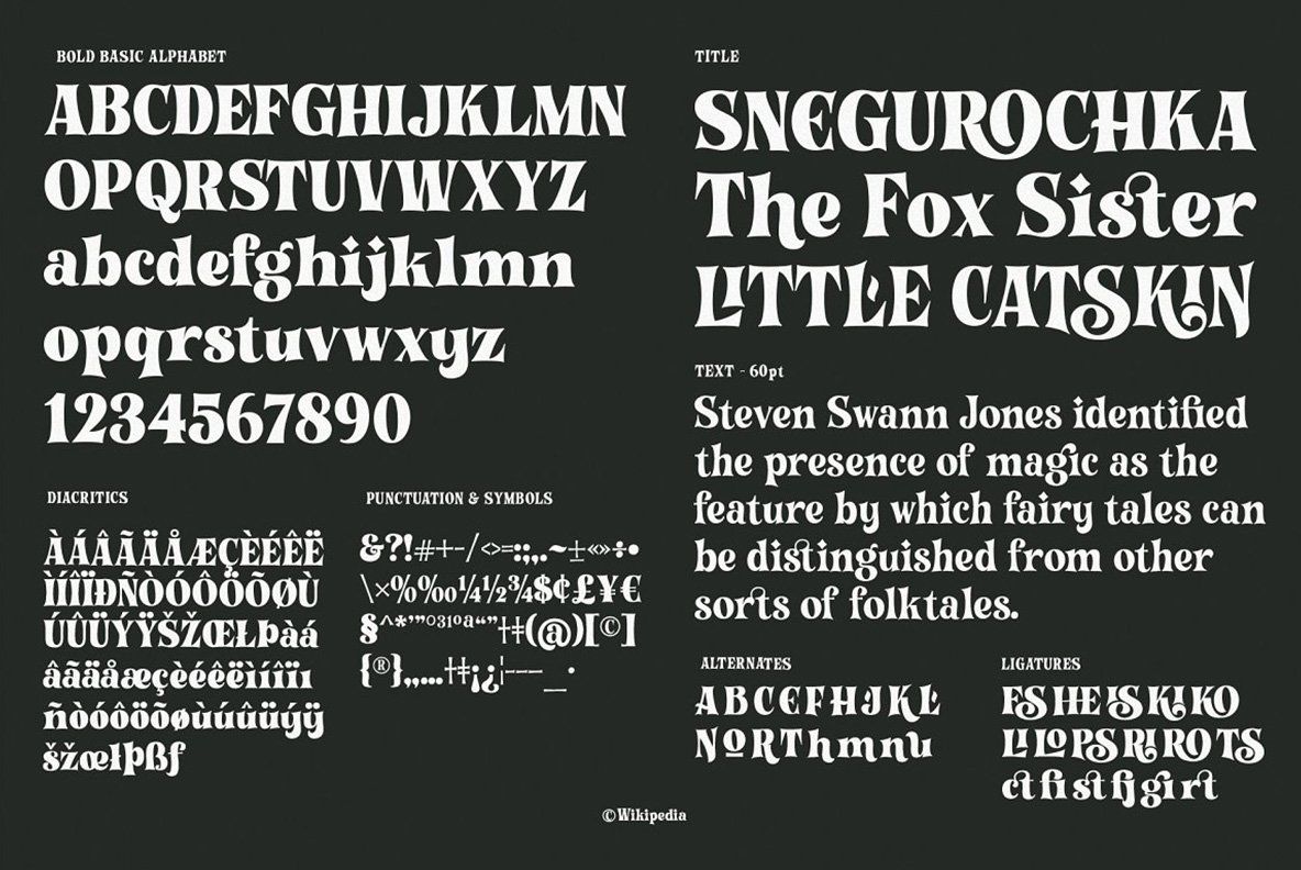 Histories - Fairytale Typeface — image 7