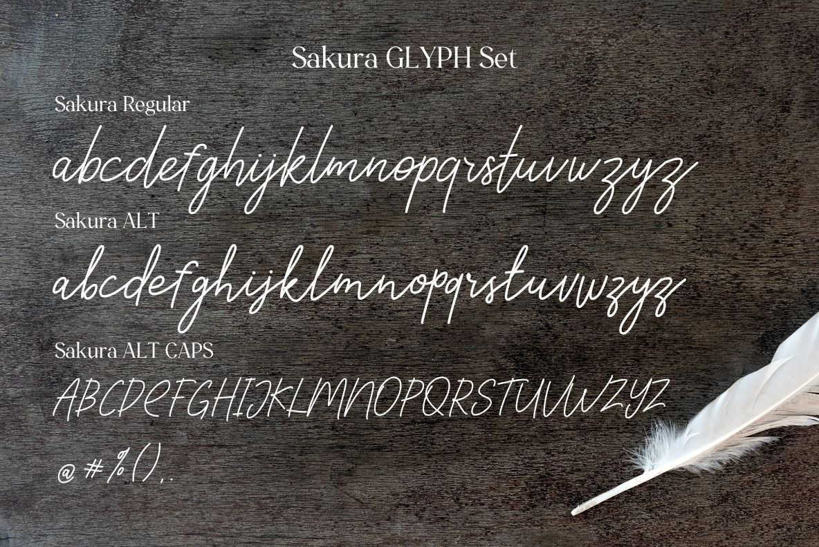 Sakura Font Set — image 7