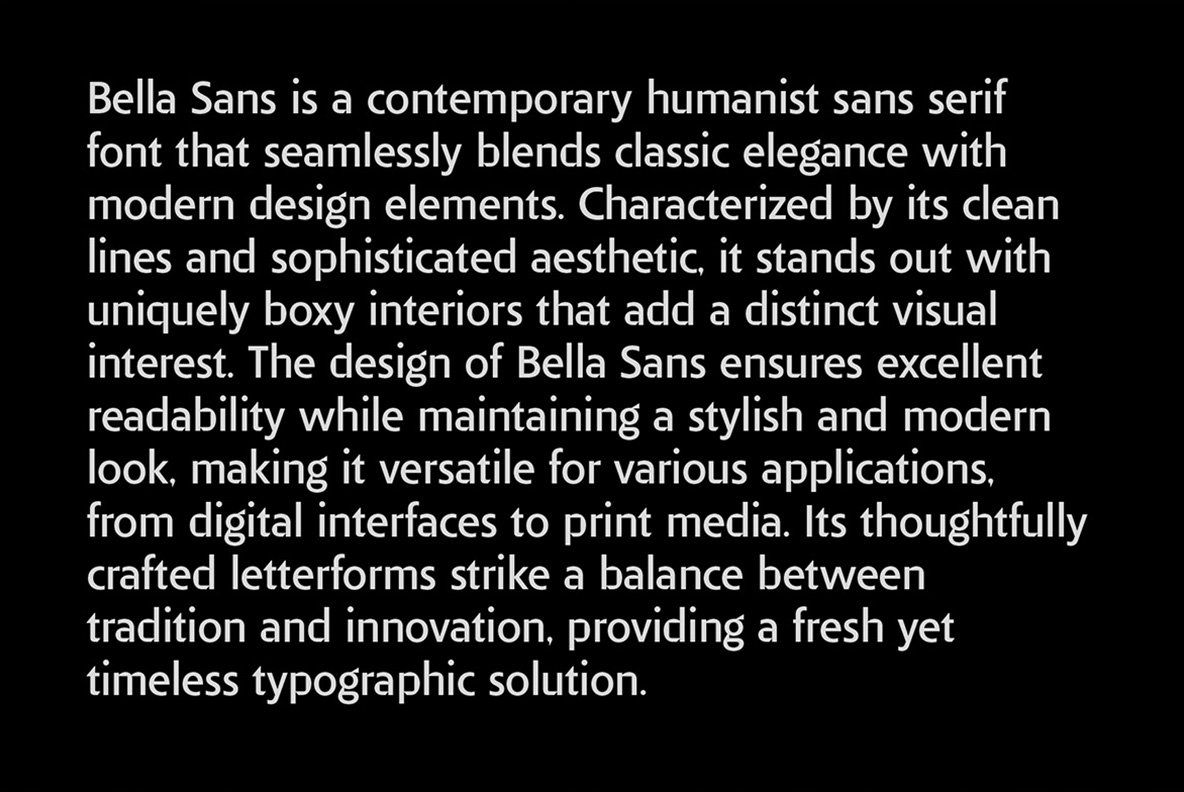 Bella Sans