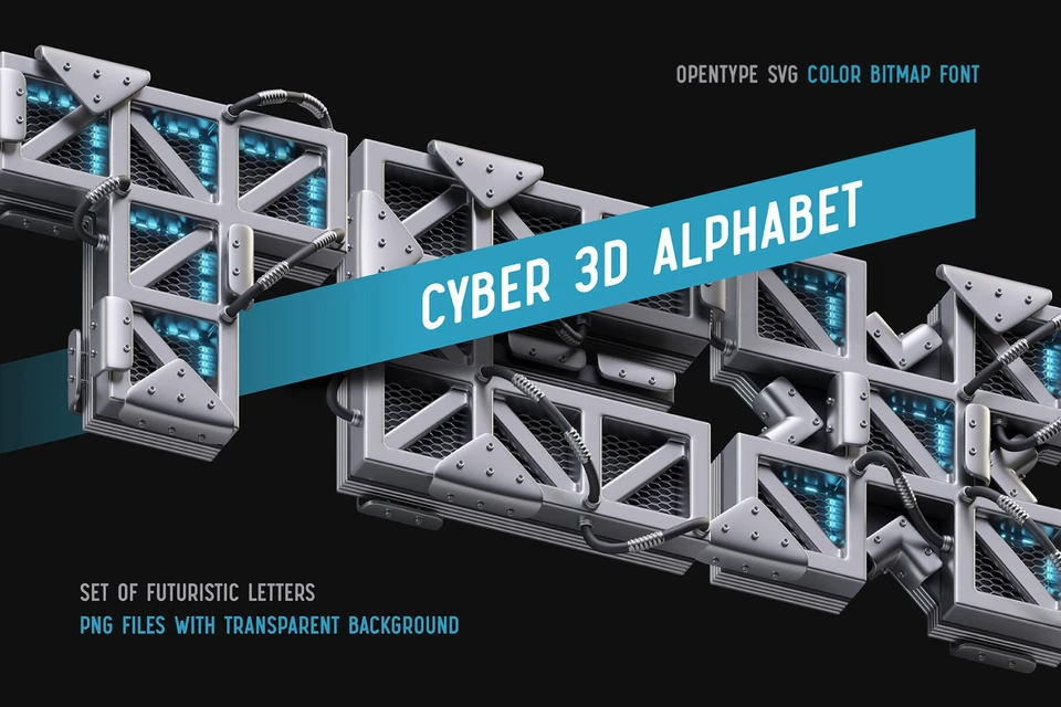 TEX 3D Alphabet