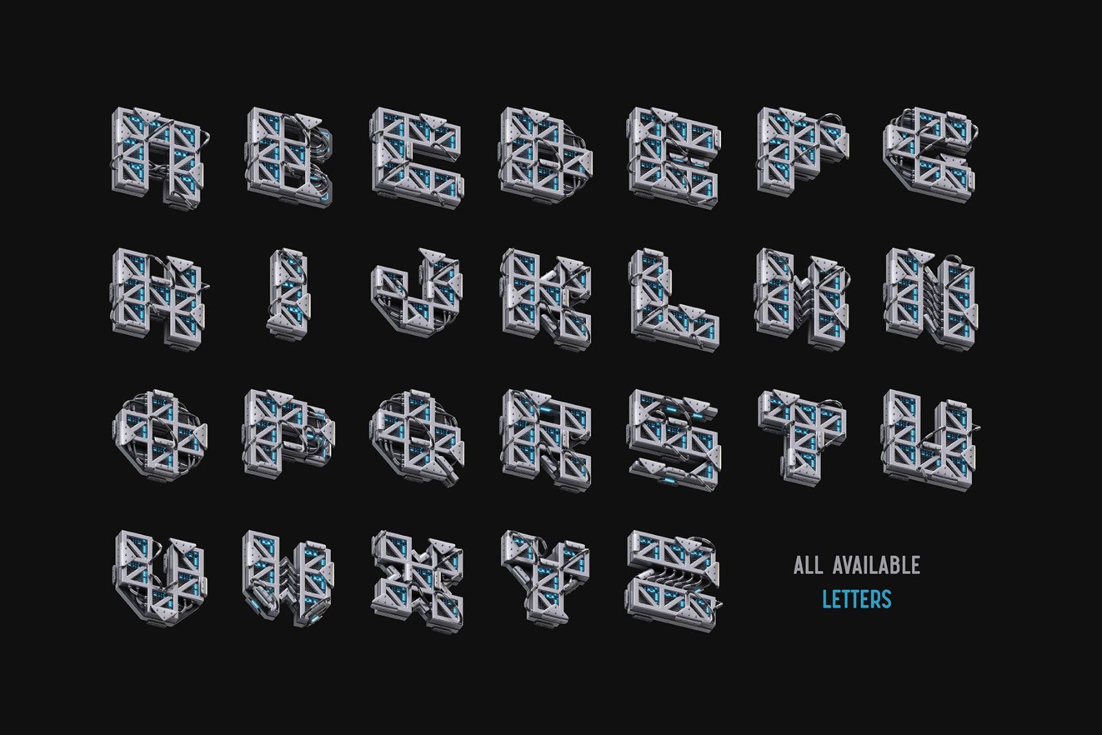 TEX 3D Alphabet — image 3