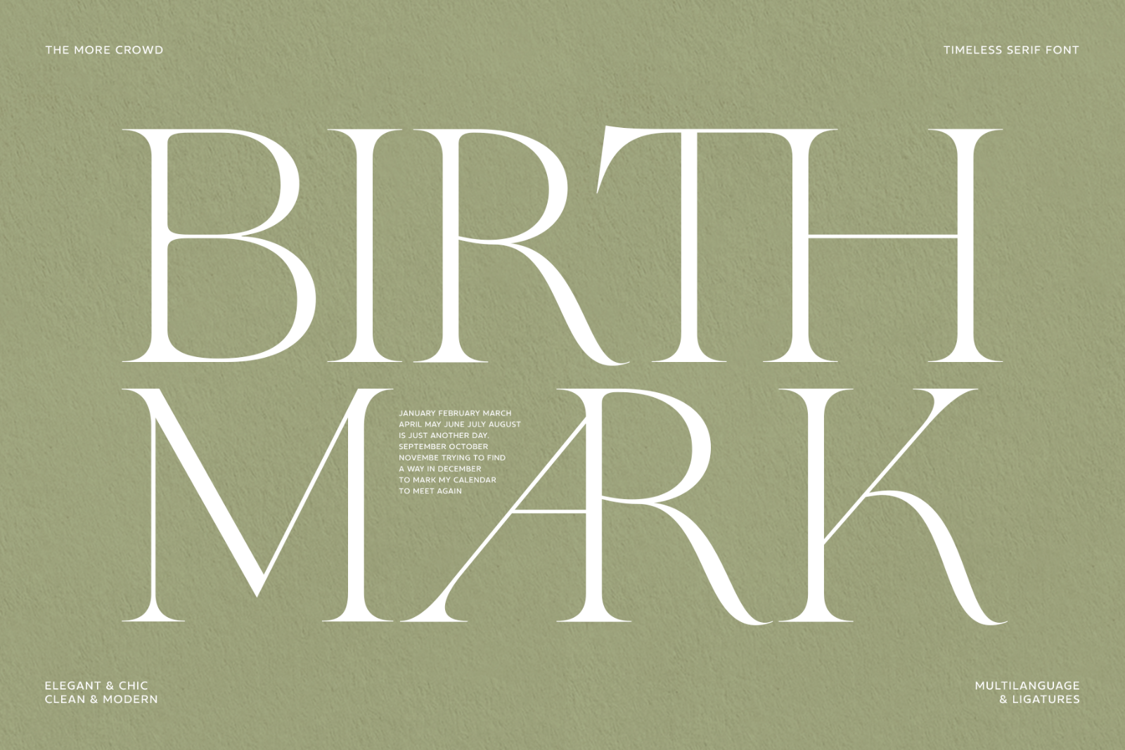 The More Crowd Serif