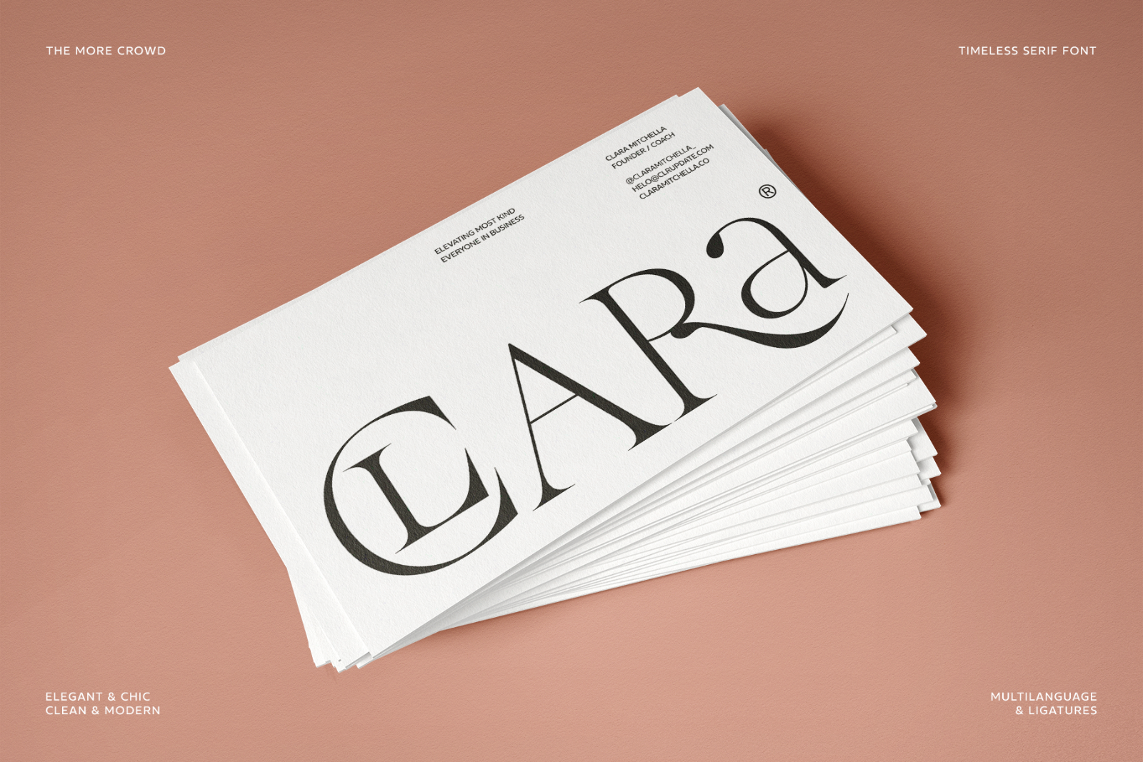 The More Crowd Serif