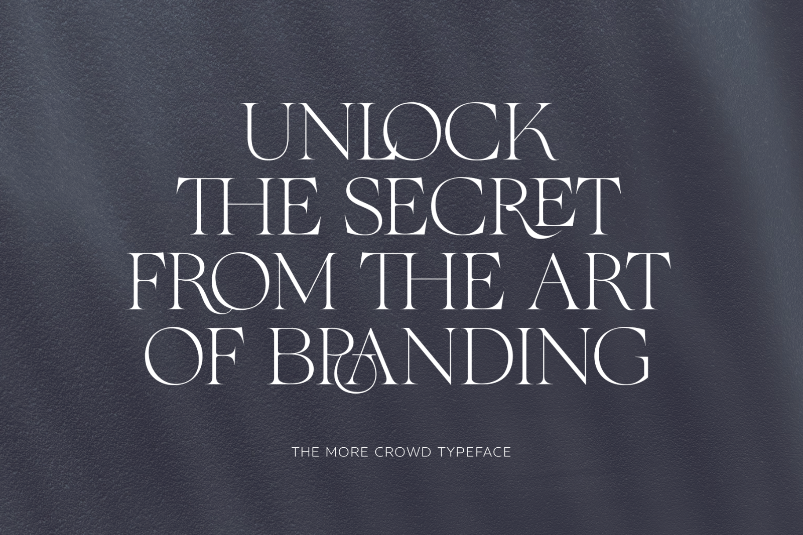 The More Crowd Serif