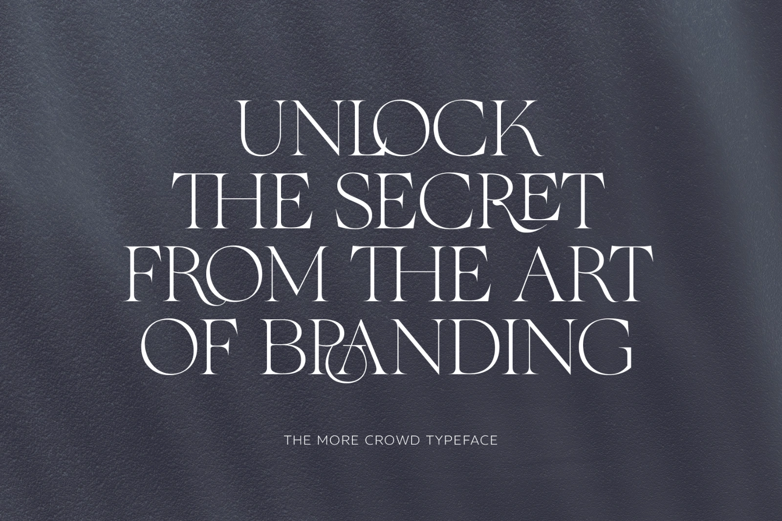 The More Crowd Serif — image 7
