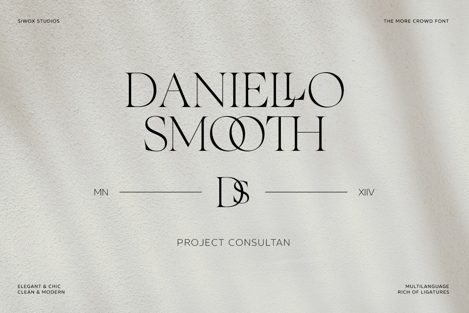 The More Crowd Serif