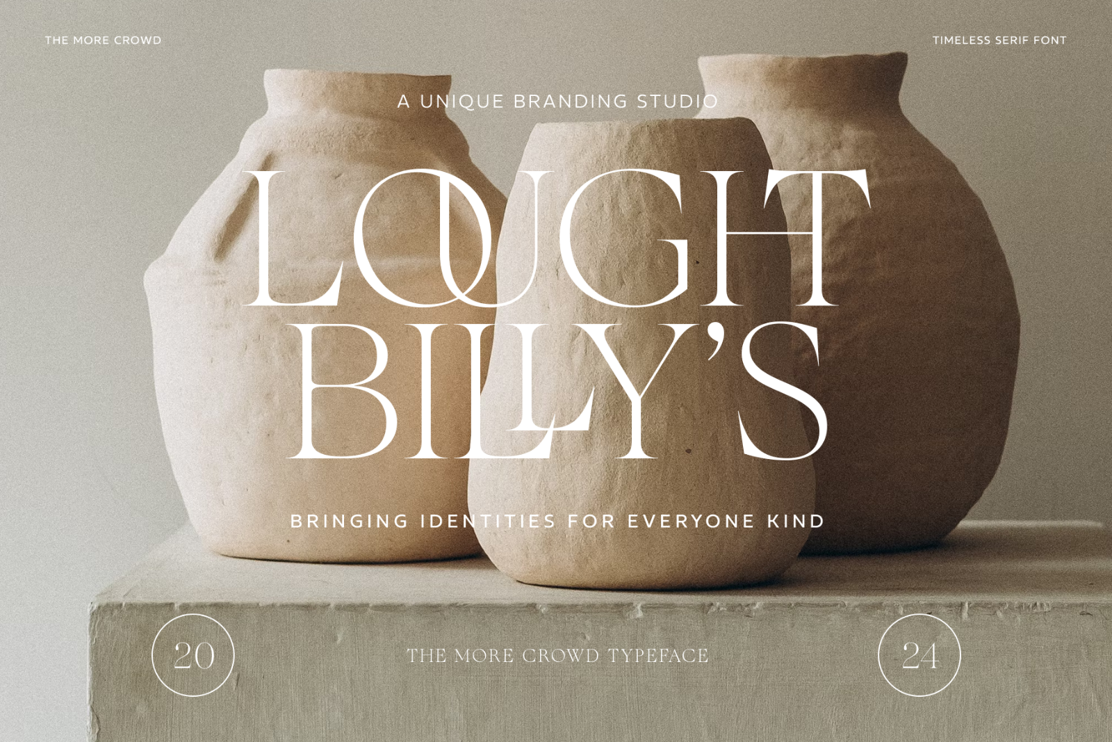 The More Crowd Serif