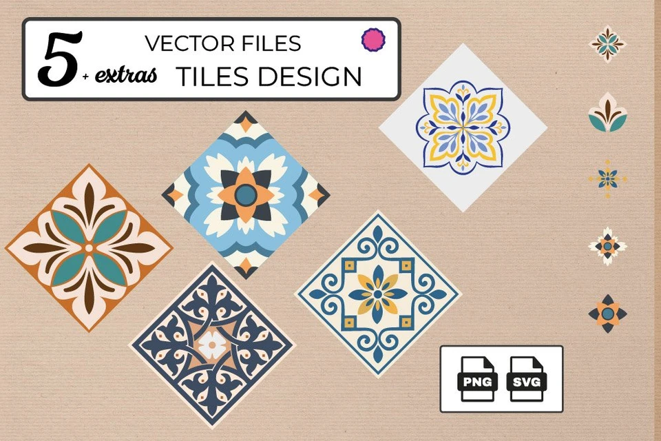Icons Tiles Design nº2